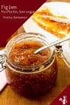 A jar of fig jam.