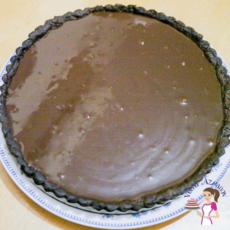 Chocolate ganache tart.