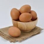 A bowl of eggs.