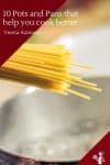 A close up of uncooked spaghetti.