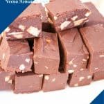 Pinterst image for Microwave fudge