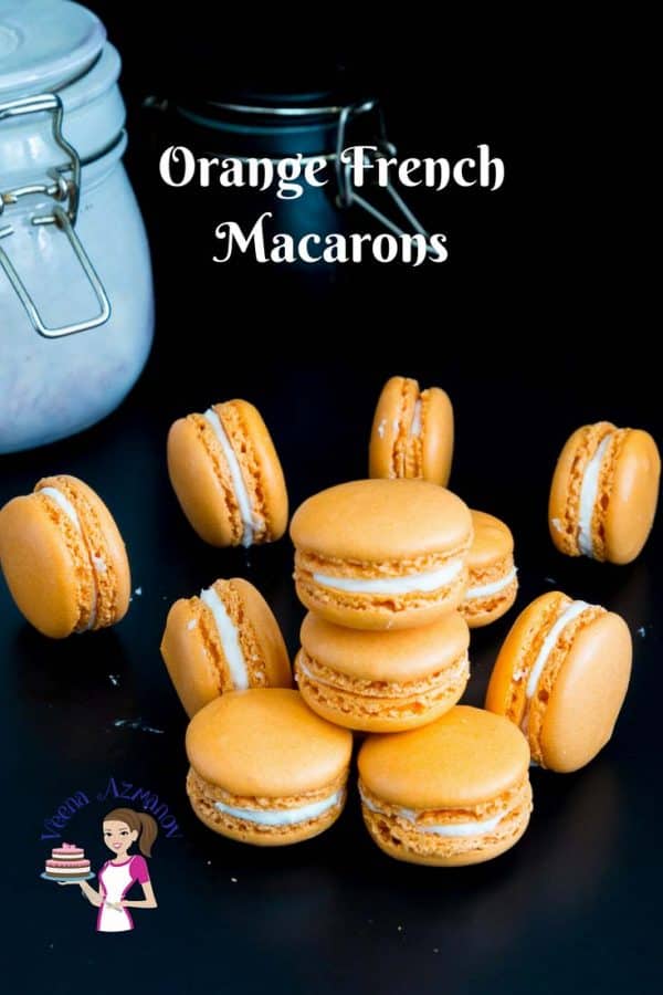 Orange French macarons are a delicacy on their own. Often filled with orange curd, marmalade, and buttercreams that almost melts in the mouth. My full proof macaron recipe is simple, easy and effortless that will have you making macarons over and over again successfully.