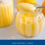 Pinterest image diy homemade lemon curd.