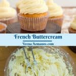 Pinterest image for French Buttercream.