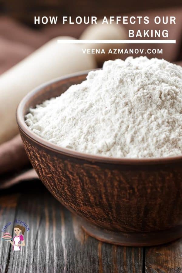 A close up of a bowl with flour.