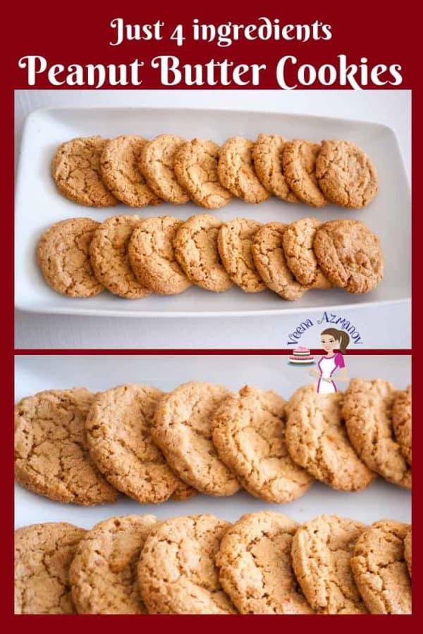 Just 4 Ingredients Peanut Butter Cookies Veena Azmanov Just 4 Ingredients Peanut Butter Cookies Veena Azmanov