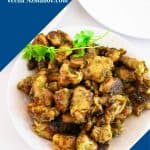 Pinterest image for cilantro chicken