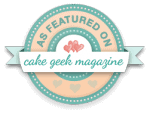 A banner for a cake decorating magazine.
