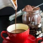 Pinterest image for Homemade Hot Chocolate.