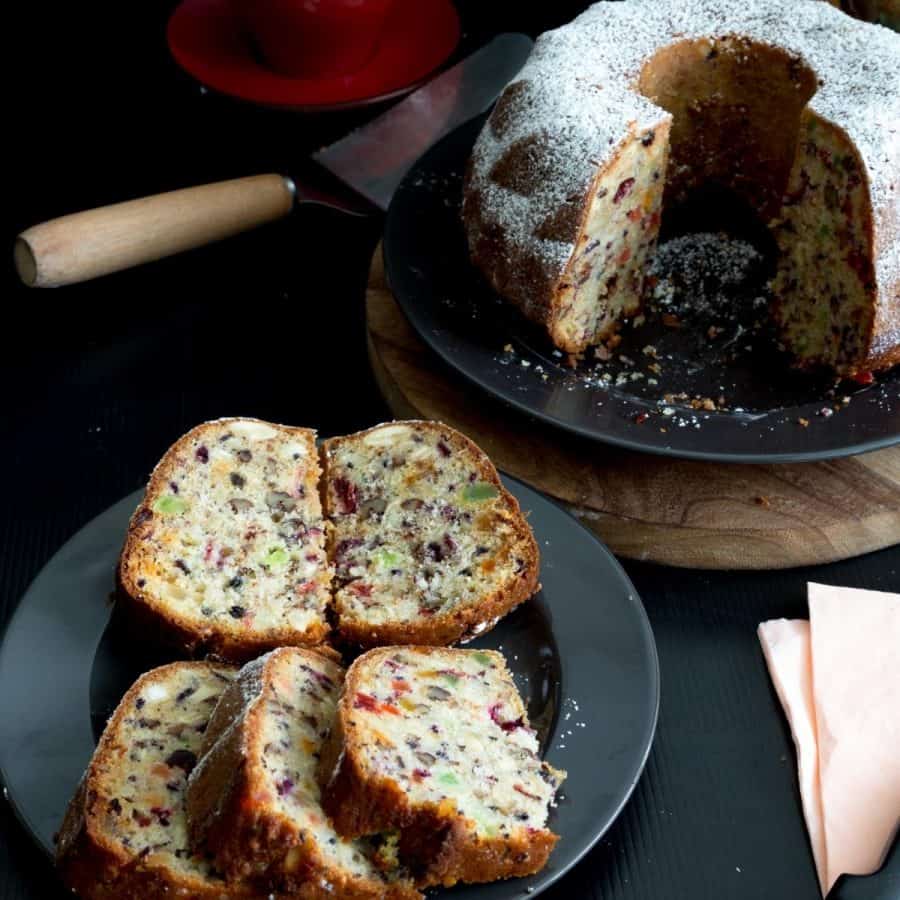 Vanilla Bundt Cake Using Butter Pound Cake Recipe - Veena Azmanov