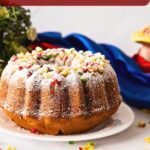 Pinterest image for Candied Fruitcake aka Glace Mixed Fruitcake Recipe.