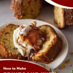 Pinterest image for Candied Fruitcake aka Glace Mixed Fruitcake Recipe.