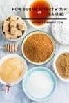 A collection of different types of sugar.