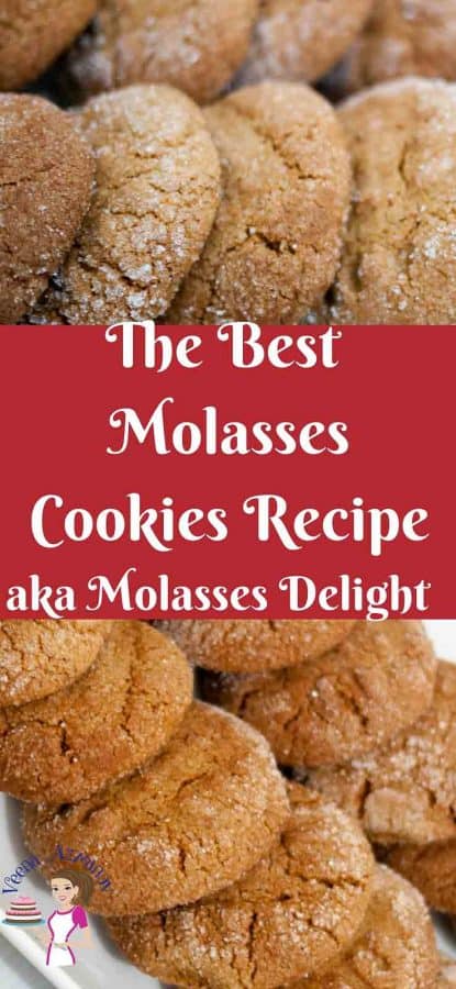Soft on the inside, crisp on the outside this molasses cookie recipe is a butter cookie with a rich flavor of molasses that just melts in the mouth. A perfect tea time treat that takes less then 20 minute and gives you the most amazing satisfaction.