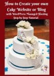 A detailed step by step on how to create your own cake blog - detailed tutorial.