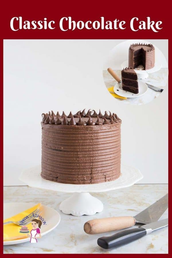 How to make a classic, or best ever chocolate cake with Swiss meringue Buttercream