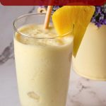 Pinterest image for Virgin Pina Colada recipe.
