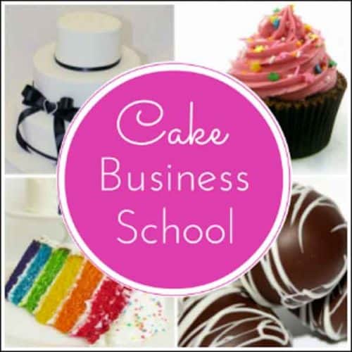 A logo for cake business school.