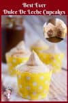 Dulce de leche cupcake.