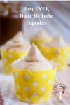 Dulce de leche cupcake.