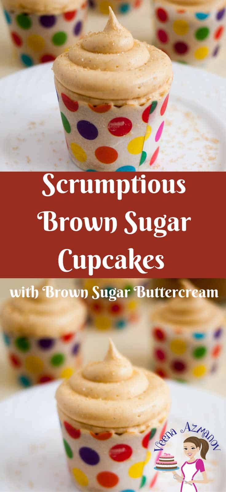 This Brown Sugar Cupcakes recipe takes the basic vanilla cupcake to a unique level. The molasses in the brown sugar add a unique flavor and gorgeous color to the cupcakes and buttercream. This Brown Sugar Cupcakes recipe takes the basic vanilla cupcake to a unique level. The molasses in the brown sugar add a unique flavor and gorgeous color to the cupcakes and buttercream.