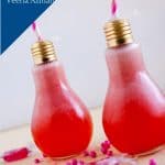 a pinterest image for strawberry lemonade