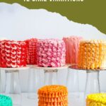 Pinterest image for One Vanilla Cake with 14 Different Variations.