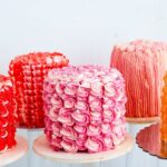 Pinterest image for One Vanilla Cake with 14 Different Variations.