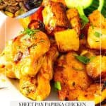 Pinterest image for chicken with paprika.