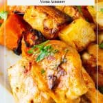 Pinterest image for paprika chicken.