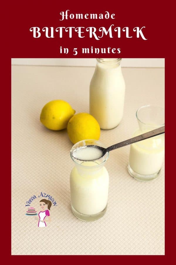 Here are 4 simple and easy ways to make your own buttermilk - video tutorial