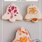 Pinterest image for Christmas Cookie Decorating Ideas.