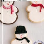 Pinterest image for Christmas Cookie Decorating Ideas.