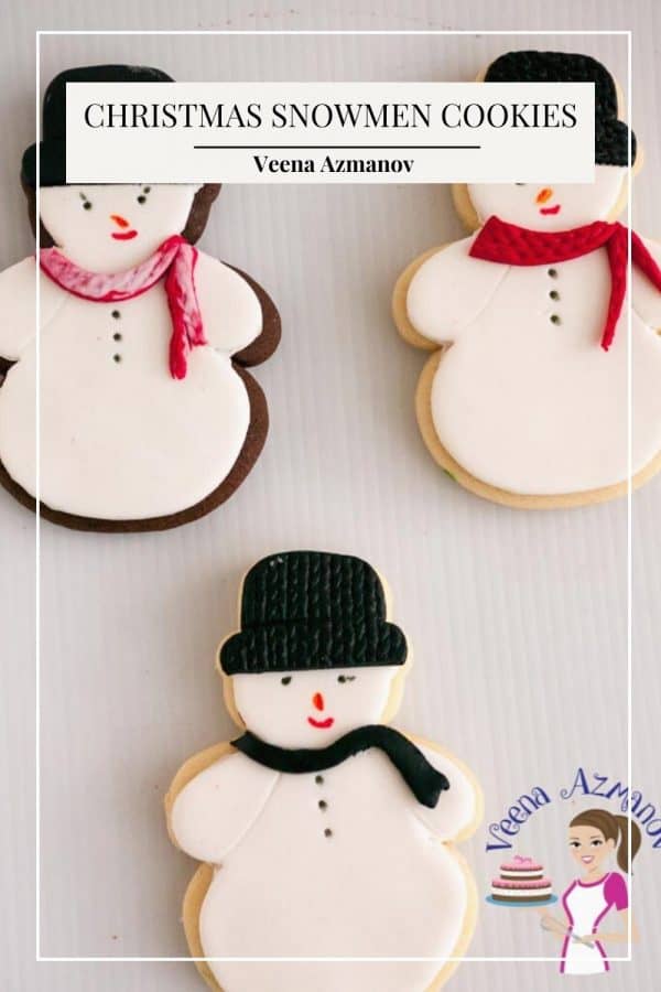 Pinterest image for Christmas Cookie Decorating Ideas.