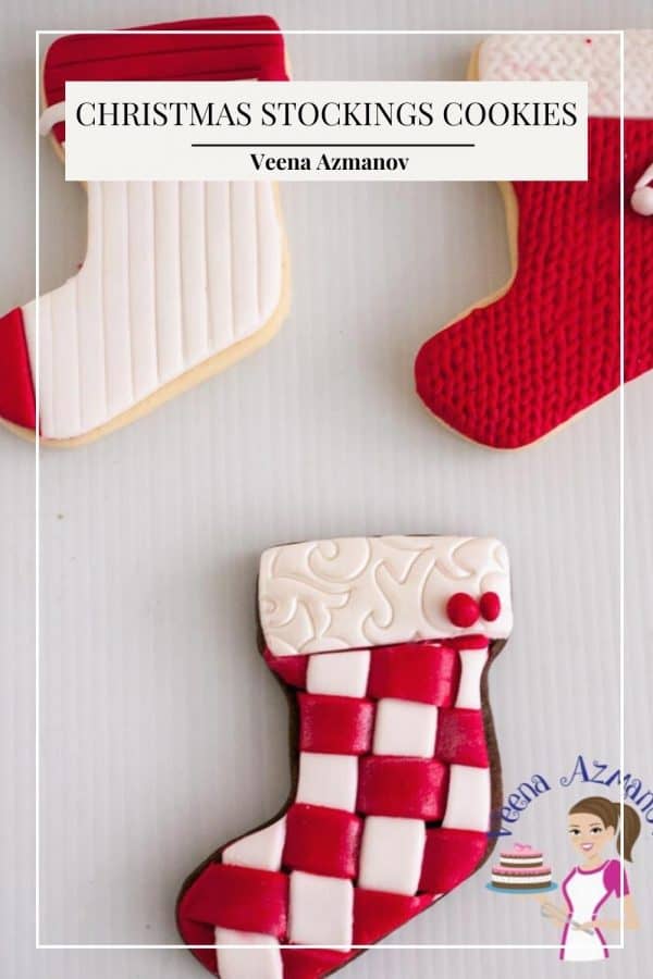 Pinterest image for Christmas Cookie Decorating Ideas.