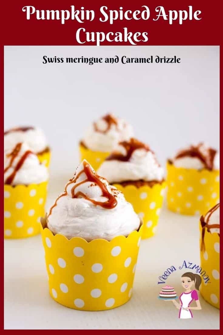 Perfect for the season these pumpkin spiced apple cupcakes with the warm pumpkin spice, velvet buttercream that melts in your mouth and end with the sweetness of the caramel.