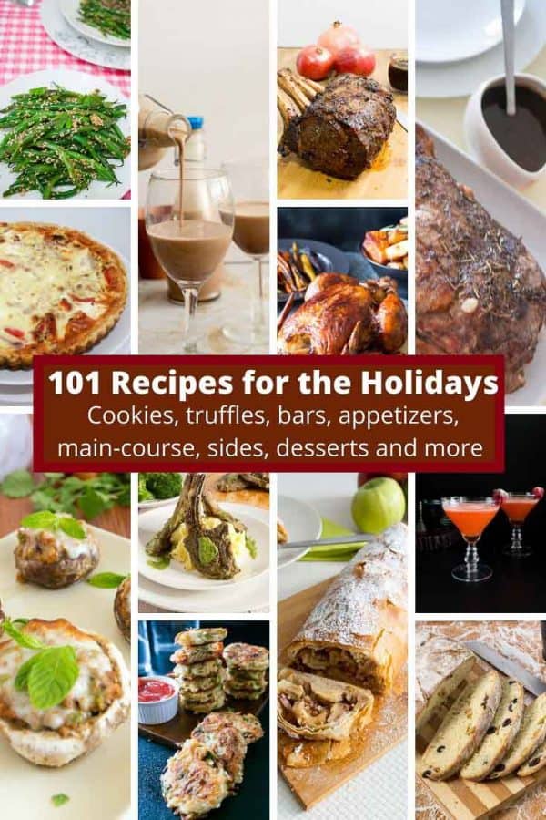 Wondering what to cook this Christmas? Here are 101 recipes from Appetizers to desserts and more