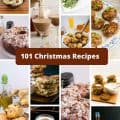 A collage of Christmas recipes.