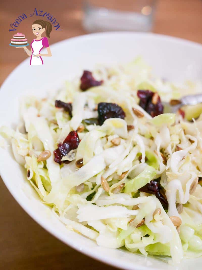 A light and refreshing yet simplest and easy salad to make is this cabbage salad dressed with toasted sunflowers seeds and sweet cranberries. I keep the nice crunch of freshness but not the raw bite of leaves and I'll show you how. A light and refreshing yet simplest and easy salad to make is this cabbage salad dressed with toasted sunflowers seeds and sweet cranberries. I keep the nice crunch of freshness but not the raw bite of leaves and I'll show you how.