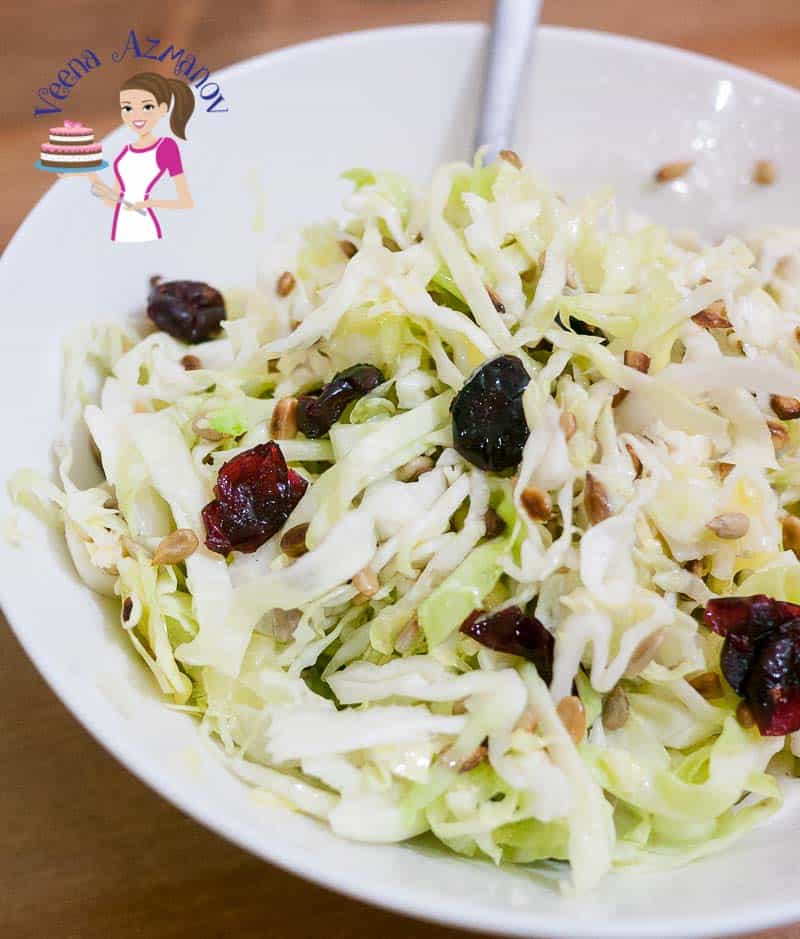 A light and refreshing yet simplest and easy salad to make is this cabbage salad dressed with toasted sunflowers seeds and sweet cranberries. I keep the nice crunch of freshness but not the raw bite of leaves and I'll show you how. A light and refreshing yet simplest and easy salad to make is this cabbage salad dressed with toasted sunflowers seeds and sweet cranberries. I keep the nice crunch of freshness but not the raw bite of leaves and I'll show you how.