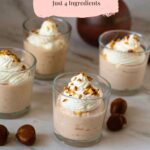 Pinterest image for Individual Dessert for Chestnut Mousse.