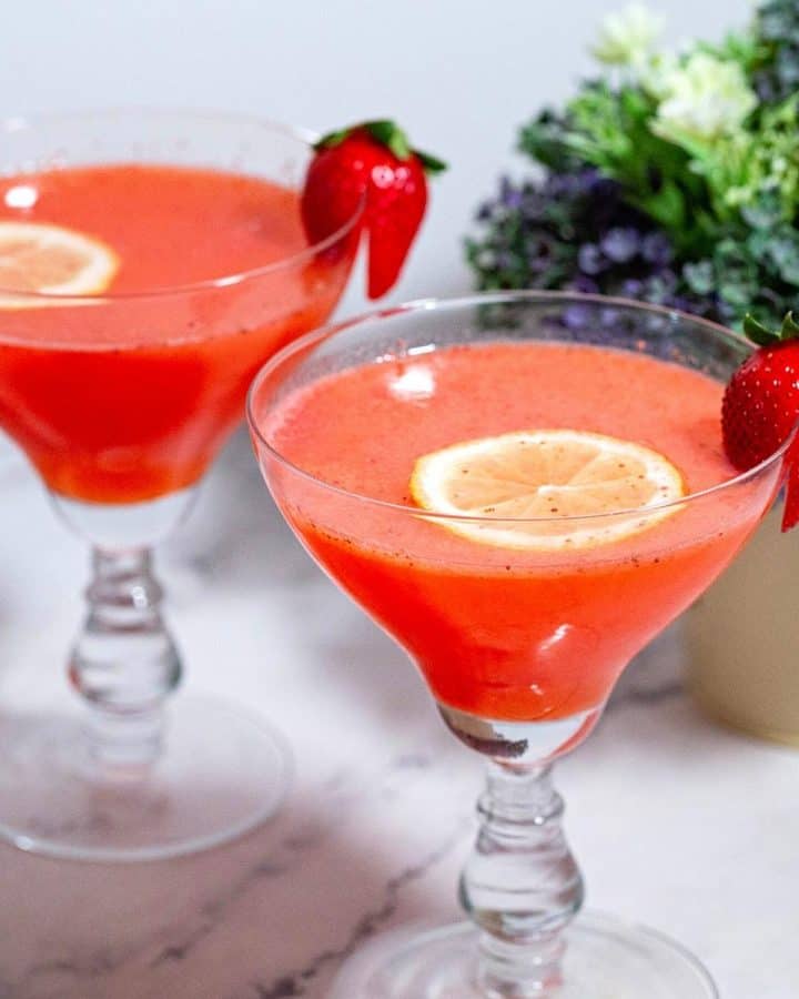 Strawberry Banana Smoothie Veena Azmanov