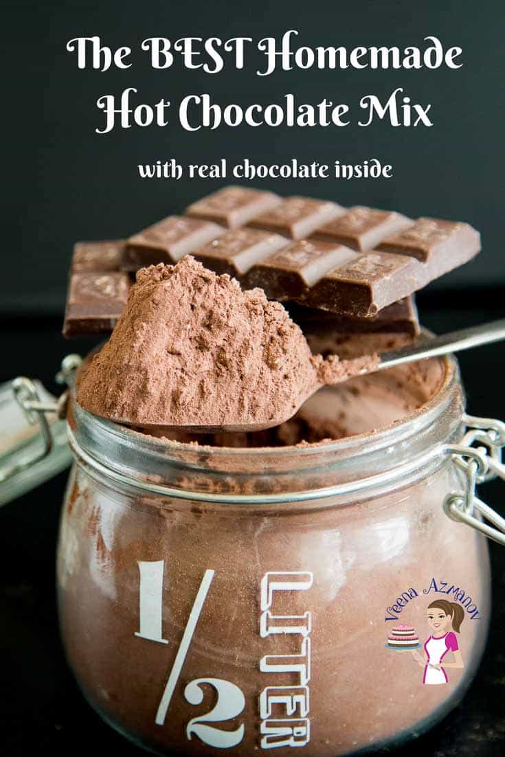 How to make chocolate mix homemade for hot chocolate or cold chocolate drinks