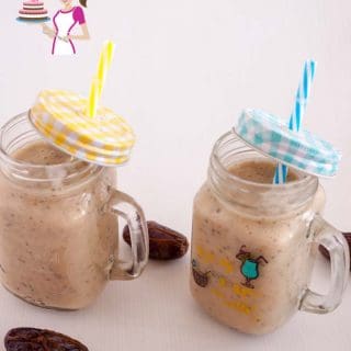 This Banana Dates Chia Smoothie is a great way to start or end a long day. Healthy, nutritious and filling this smoothie will keep you full for longer than most smoothies.