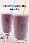 Nothing beats the summer blues better than this Blueberry Banana Chia Smoothie. Light and refreshing this classic combination of tart blueberries with the creamy nutritious bananas and chia make summer more fun and enjoyable.