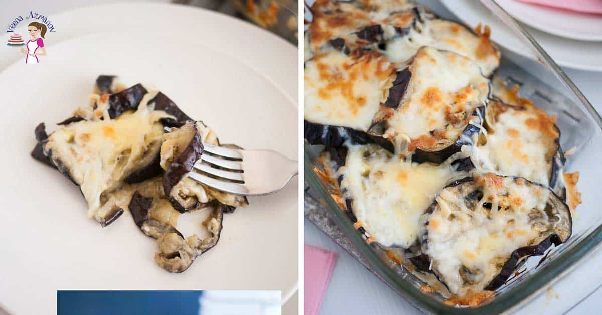 Cheese Baked Eggplant Slices