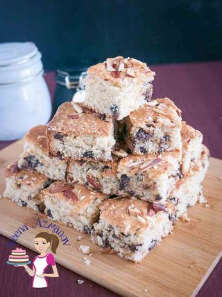 How to make Bars or Squares with Coconut and Chocolate Chips