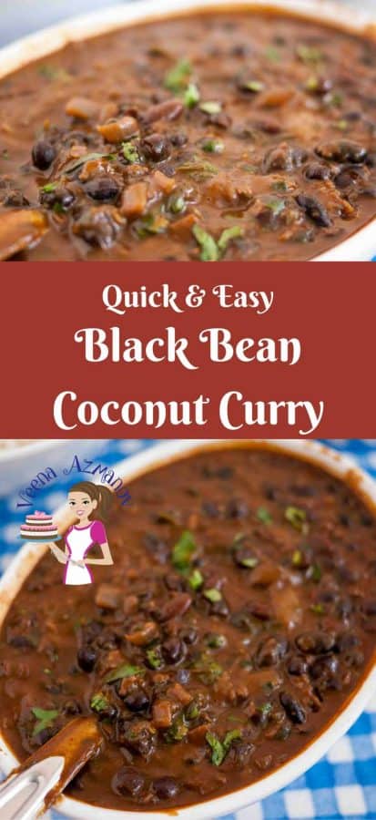This black beans coconut curry is a healthy addition to any diet. You can use them dried or canned. Using canned black beans makes it quick and easy. Black beans are high in protein, high in fiber and an excellent antioxidant for the body a great addition to the family diet.