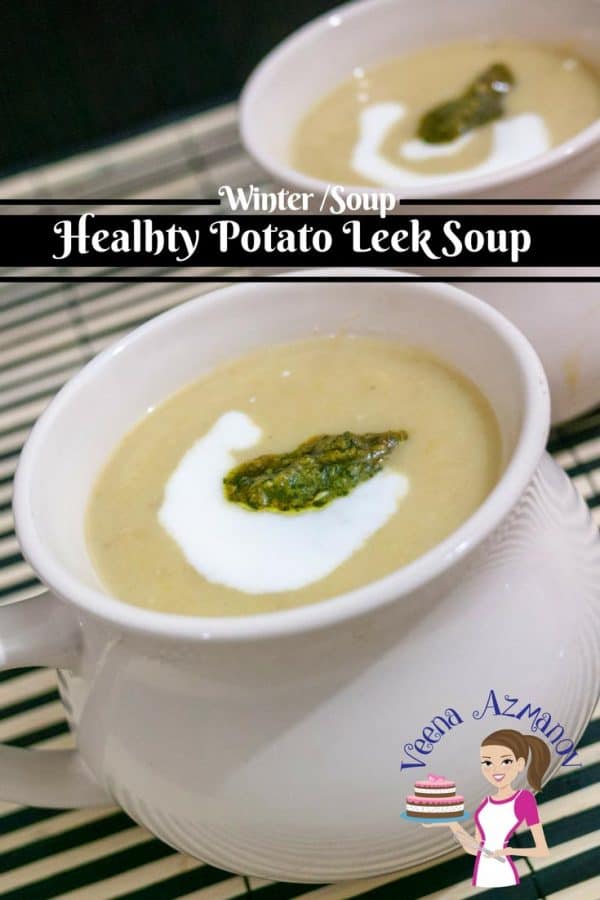 A healthier potato leek soup in less than 30 minutes with nutritious leeks and wholesome potatoes.