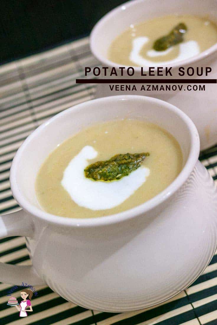 How to make homemade soup with potatoes and leeks